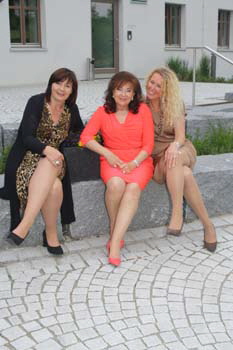 Caro Genuin, Heidi Winkler und Petra Neuss. Foto: Andrea Pollak
